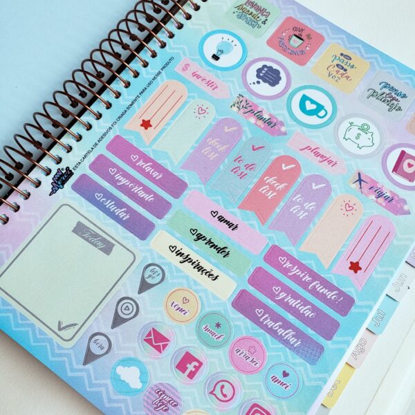 Planner Merci - Modelo Pastel