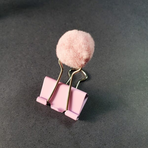 Kit Blinder Clip Pompom BRW - Rosa