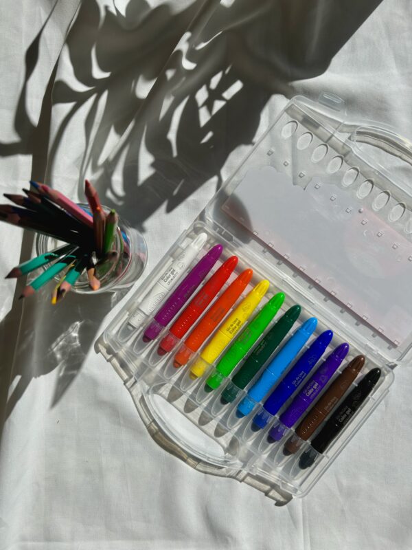 Giz De Cera Color Gel 12 Cores