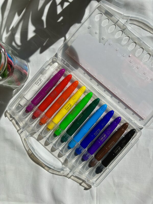 Giz De Cera Color Gel 12 Cores